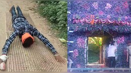 खाटूश्&zwj;यामजी का अनोखा भक्&zwj;त: ना कोई चाह, न मन्&zwj;नत कीलों पर लेटकर 17KM की यात्रा कर पहुंचा खाटू