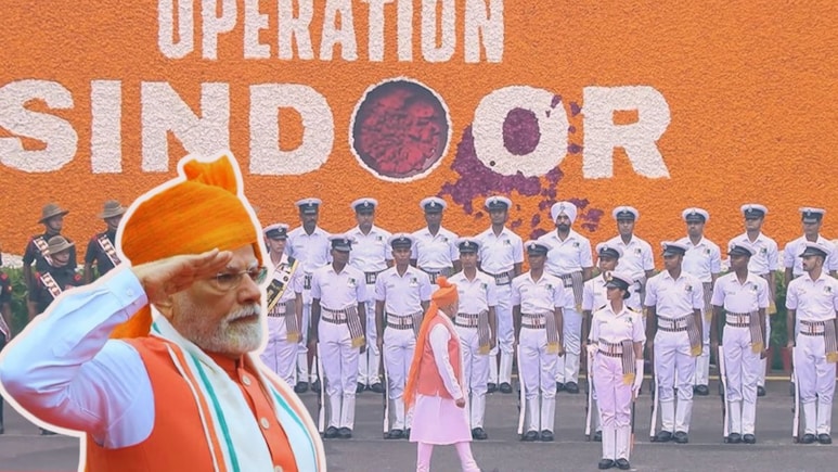 15 अगस्त पर 'ऑपरेशन सिंदूर' के शौर्य के रंग, देखिए जब लालकिले पर PM मोदी ने ली सलामी