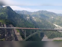 Watch: Vande Bharat Zips Across J&K's Anji, Chenab Bridges
