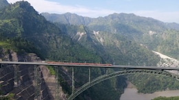 Watch: Vande Bharat Zips Across J&K's Anji, Chenab Bridges
