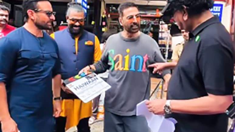 अक्षय कुमार और सैफ अली खान 18 साल बाद करेंगे स्क्रीन शेयर, फिल्म की शूटिंग की शुरू, लिखा- कोई ऊपर से...