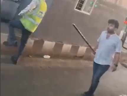 'In The Name Of MLA': BJP Leader's Nephew Waves Stick At Toll Booth