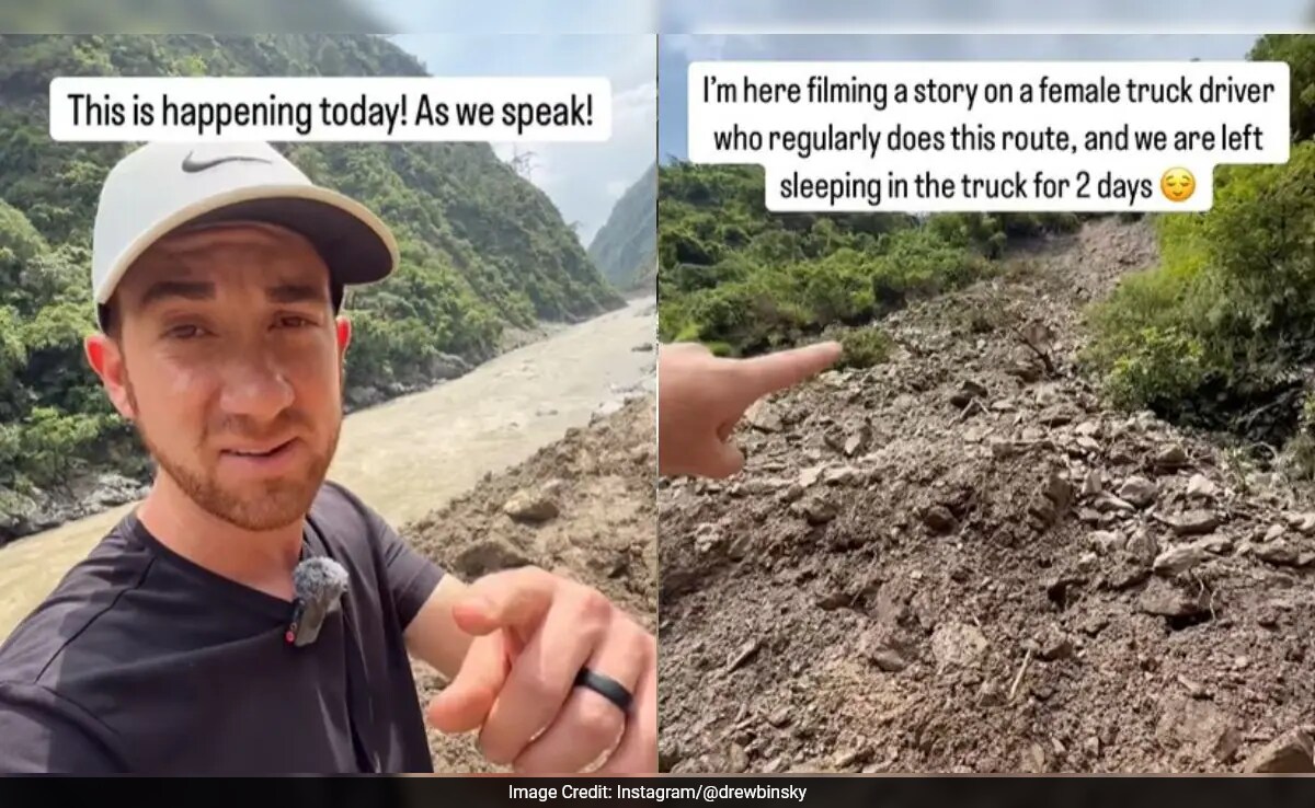 Vlogger Drew Binsky Stranded in India by Landslides