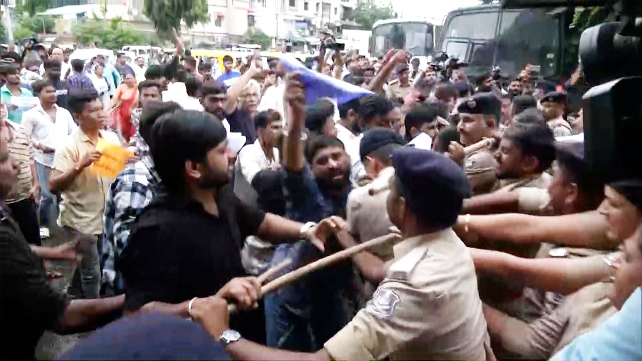 Video: Massive Protest In Ahmedabad Over School Murder, Over 500 Booked For Vandalism