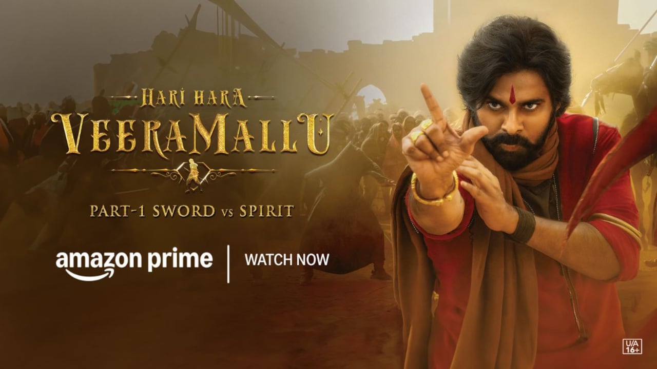 Watch Pawan Kalyan as the legendary outlaw warrior Veera Mallu in Prime Video's latest epic.