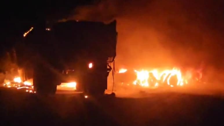 Trucks Catch Fire In 2 Separate Crashes In Rajasthan, Drivers Burnt Alive