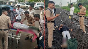 Man's Leg Gets Crushed After Falling From Moving Train During Mobile Theft