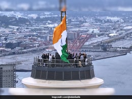 Indian Flag Hoisted On Seattle's Iconic Space Needle For First Time Indian Flag Hoisted On Seattle's Iconic Space Needle For First Time