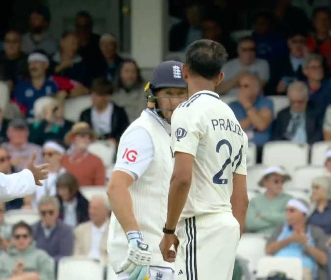 India Pacer In Heated Spat With Root As Tempers Flare At The Oval - Video