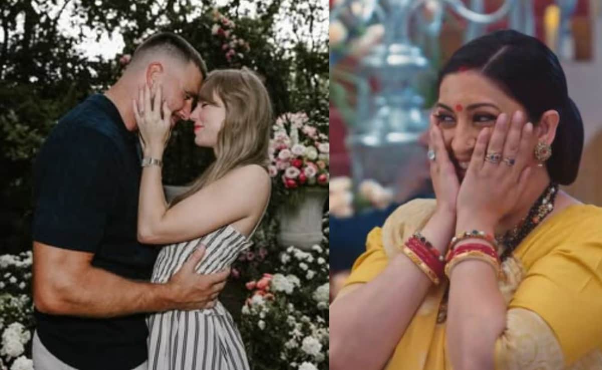 Smriti Irani Is All Heart For Taylor Swift-Travis Kelce's Dreamy Engagement Announcement, Calls It A "Fairytale"