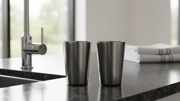 Use steel glasses to control the temperature and get that signature froth. Use steel glasses to control the temperature and get that signature froth.