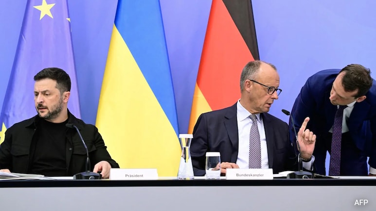 'Ensure Young Ukrainian Men Don't Come To Germany': Chancellor To Zelensky