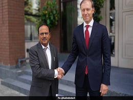 NSA Ajit Doval Meets Russia Deputy PM, Discusses Defence, Strategic Projects NSA Ajit Doval Meets Russia Deputy PM, Discusses Defence, Strategic Projects