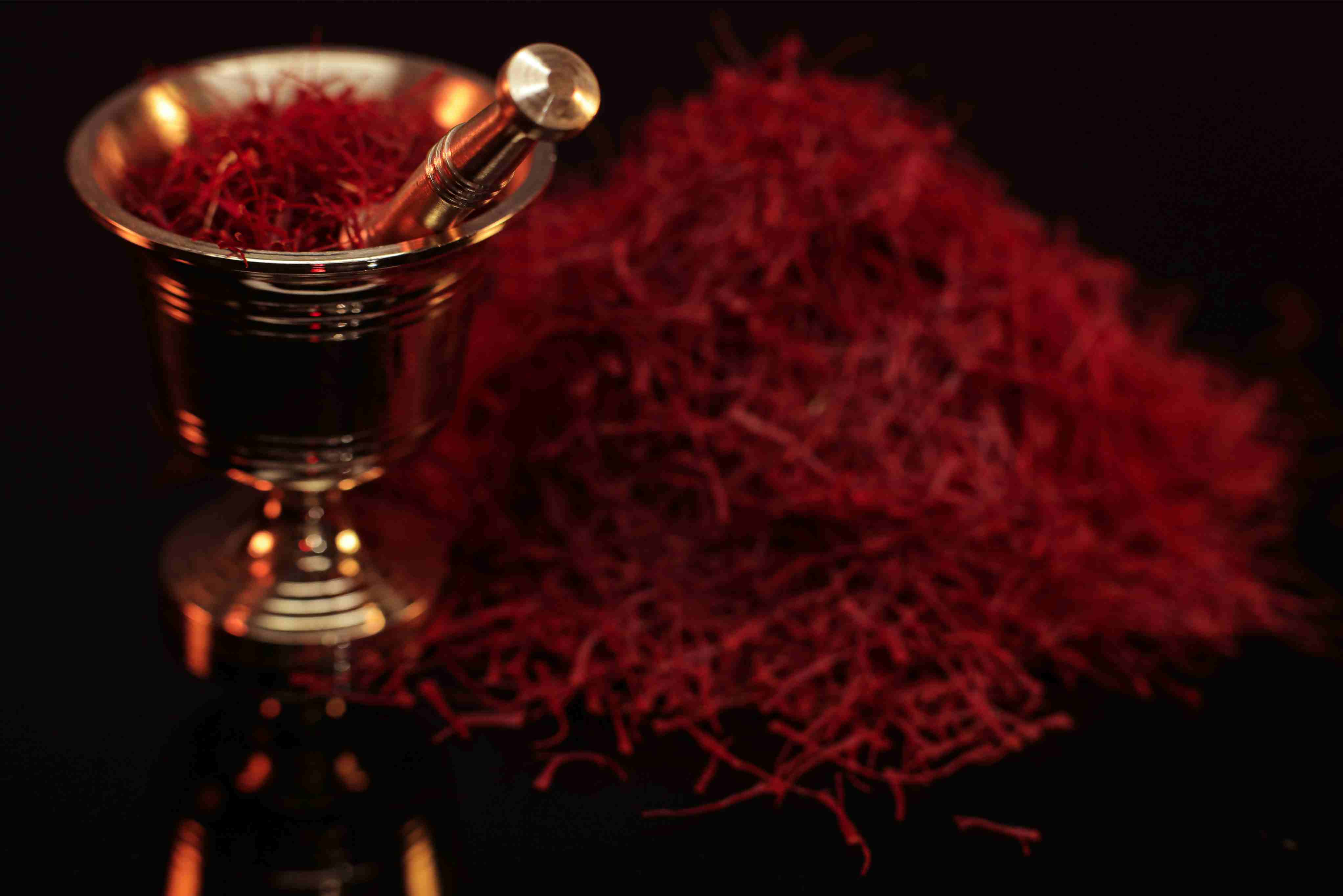Saffron market is also booming in India. Photo: Unsplash Saffron market is also booming in India. Photo: Unsplash