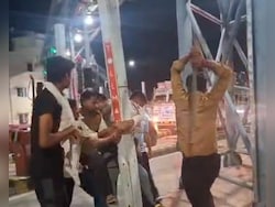 On Camera, Army Jawan Pinned To Pole, Thrashed By UP Toll Booth Staff