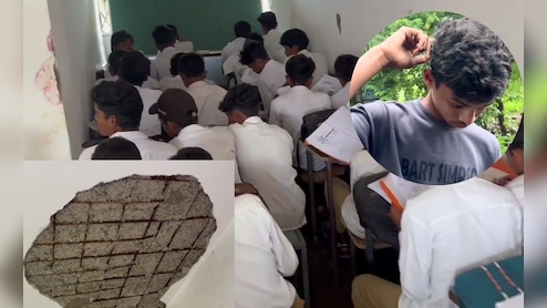 लगातार हादसों के बाद भी प्रशासन लापरवाह,  डिंडौरी में सरकारी स्कूल की छत का प्लास्टर गिरने से 7 छात्र घायल