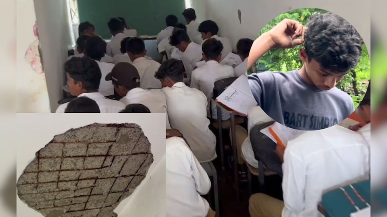 लगातार हादसों के बाद भी प्रशासन लापरवाह,  डिंडौरी में सरकारी स्कूल की छत का प्लास्टर गिरने से 7 छात्र घायल