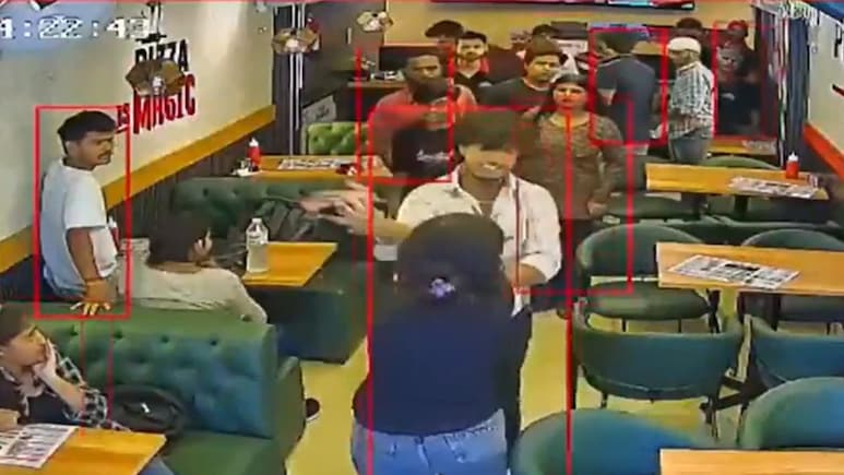 On Camera, UP Man Slaps Sister, Beats Boyfriend With Iron Rod At Pizza Joint On Camera, UP Man Slaps Sister, Beats Boyfriend With Iron Rod At Pizza Joint