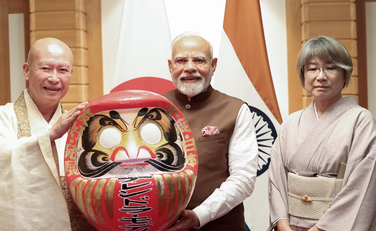 PM Modi Receives A Daruma Doll During His Japan Visit: What It Is