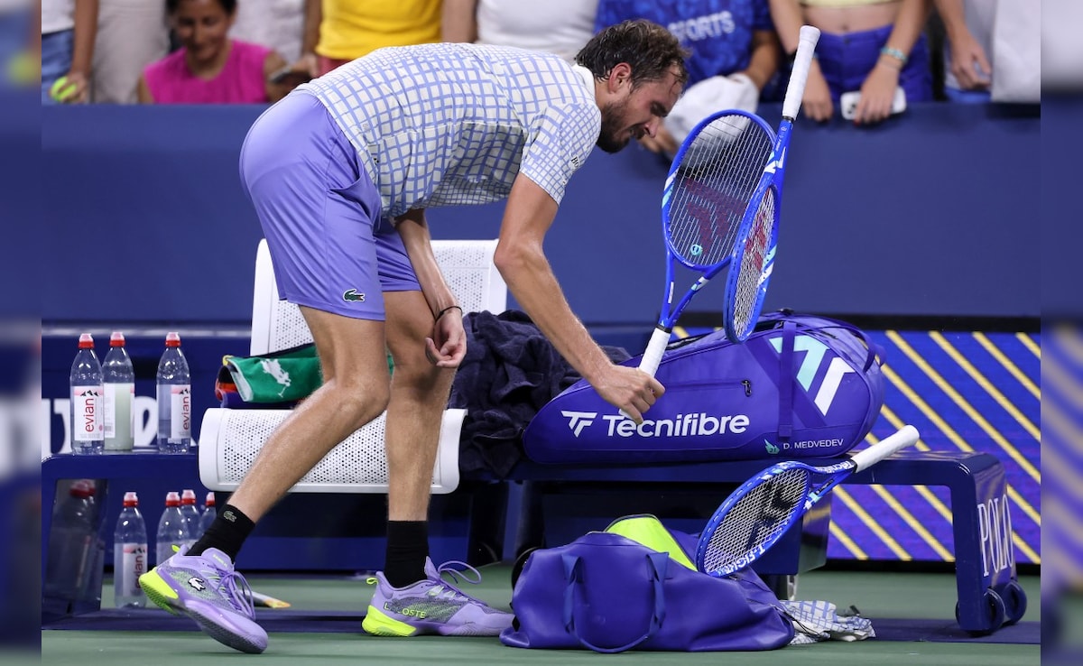 Watch: Daniil Medvedev Stunned In US Open First Round After Bizarre Cameraman Drama