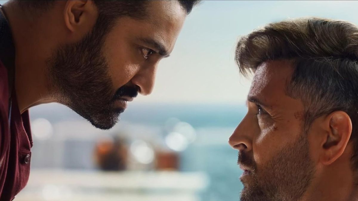 <i>War 2</i> Review: Hrithik Roshan And Jr NTR Fight For India On World Tour In <i>Sholay</i> Lite