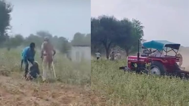 Khatushyamji: पुलिस आई तो अपने ही घर की वृद्ध महिला को चलते ट्रैक्टर के सामने डाला, हुए गिरफ्तार