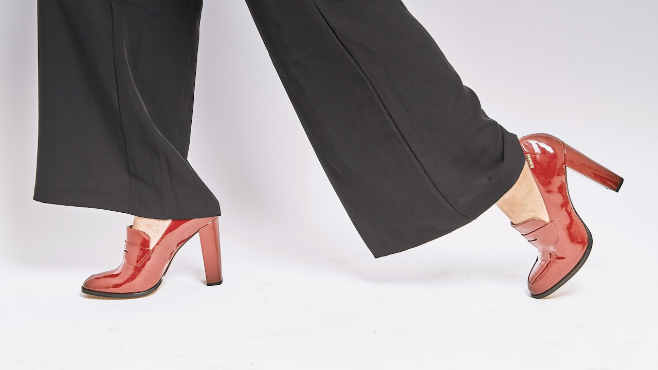 Choose heels that move with your body to feel more comfortable