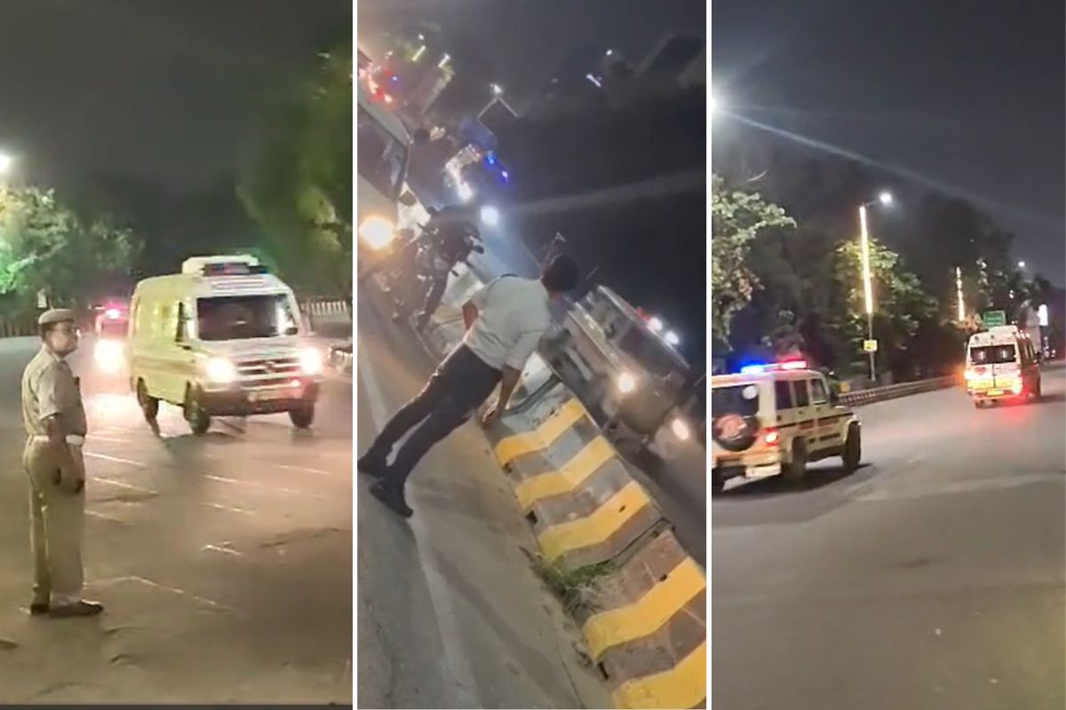6 KM की दूरी 3.50 मिनट में पूरी, नोएडा पुलिस ने ग्रीन कॉरिडोर बनाकर बचाई दो बच्चों की जान, VIDEO