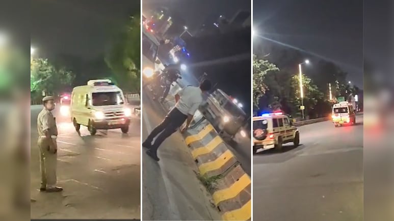 6 KM की दूरी 3.50 मिनट में पूरी, नोएडा पुलिस ने ग्रीन कॉरिडोर बनाकर बचाई दो बच्चों की जान, VIDEO