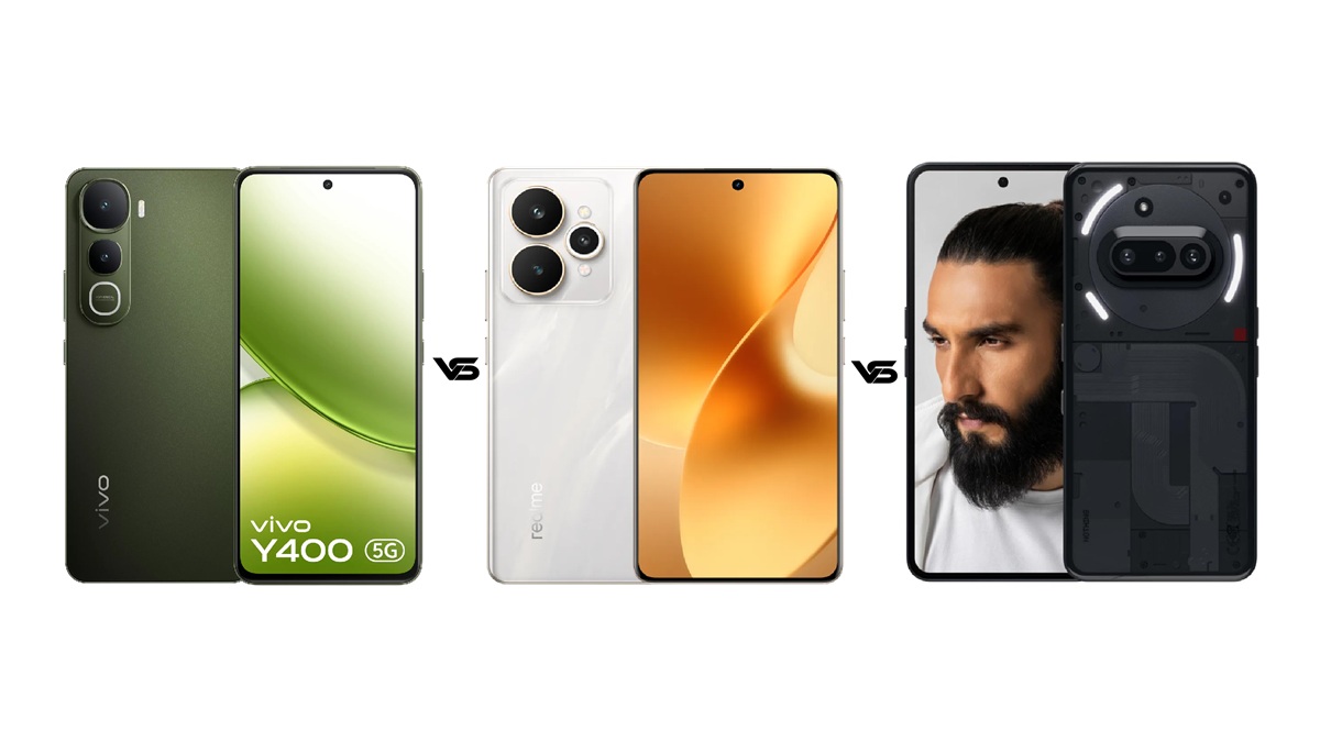 Vivo Y400 5G vs Realme 15 5G vs Nothing Phone 3a: खरीदने के लिए कौन सा है बेस्ट?
