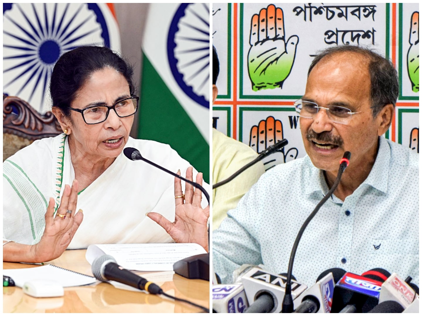Adhir Ranjan Targets Mamata Banerjee For Skipping Bihar Voter Adhikar Yatra
