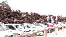 Israel's 'Car Wall': A Graveyard Of Vehicles To Remember Hamas' Terror Attack