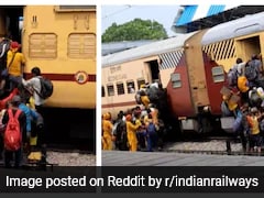 Passengers Recklessly Board Train From Wrong Side, Viral Footage Sparks Safety Debate