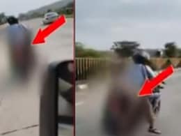 लाल ट्रक से टक्कर, बाइक पर पत्नी का शव... AI ने सुलझाई NH के वायरल वीडियो की गुत्थी, 700 KM दूर से आरोपी गिरफ्तार लाल ट्रक से टक्कर, बाइक पर पत्नी का शव... AI ने सुलझाई NH के वायरल वीडियो की गुत्थी, 700 KM दूर से आरोपी गिरफ्तार