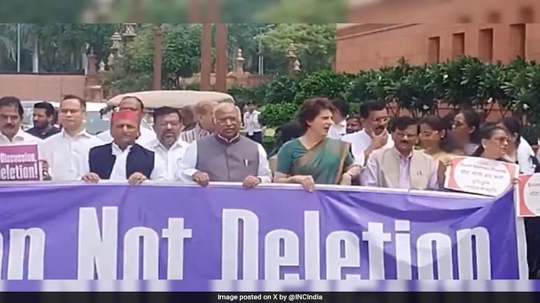 M Kharge's Jagdeep Dhankhar Reference To Push For Debate On Bihar Voter List M Kharge's Jagdeep Dhankhar Reference To Push For Debate On Bihar Voter List