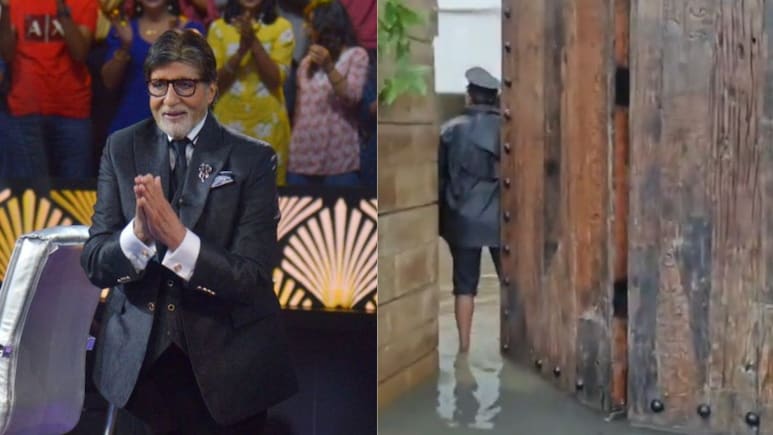 Viral Video: Amitabh Bachchan's Rs 200-Crore Bungalow Prateeksha Flooded In Mumbai Rains