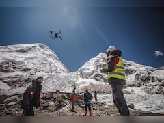 Heavy-Duty Drones Airlift Garbage Off 'Highest Dumpster In World', Everest
