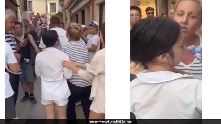 Video: US Tourist Grabs 14-Year-Old Venice Girl By Ponytail For Stealing Her Purse Video: US Tourist Grabs 14-Year-Old Venice Girl By Ponytail For Stealing Her Purse