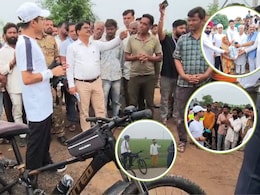 60 KM साइकिल चलाकर कलेक्टर आदित्य पहुंचे बाढ़ प्रभावित इलाके, गांव-गांव घूमकर देखा बर्बादी का मंजर, बांटा भोजन 60 KM साइकिल चलाकर कलेक्टर आदित्य पहुंचे बाढ़ प्रभावित इलाके, गांव-गांव घूमकर देखा बर्बादी का मंजर, बांटा भोजन