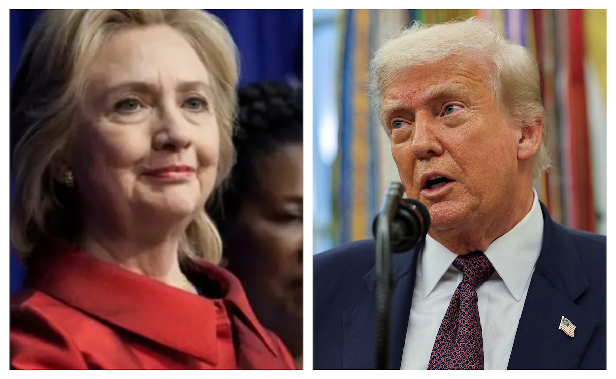 "Might Have To Start Liking Her": Trump On Hillary Clinton's Nobel Peace Prize Remark