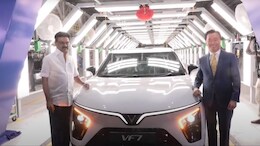Vietnamese EV Major Rolls Out Electric SUVs At Its Tamil Nadu Plant