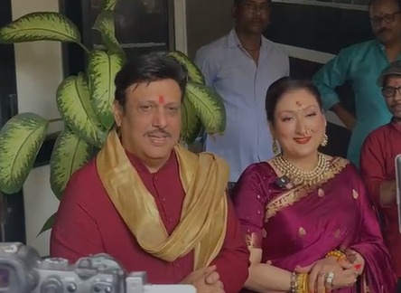 On Ganesh Chaturthi, Sunita Ahuja, With Govinda By Her Side, Snaps At Paps, "Controversy <i>Sun Ne Aaye Ho</i>?"