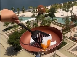 "Air Frying": Dubai Student Shows How To Fry An Egg Under Scorching Summer Sun "Air Frying": Dubai Student Shows How To Fry An Egg Under Scorching Summer Sun
