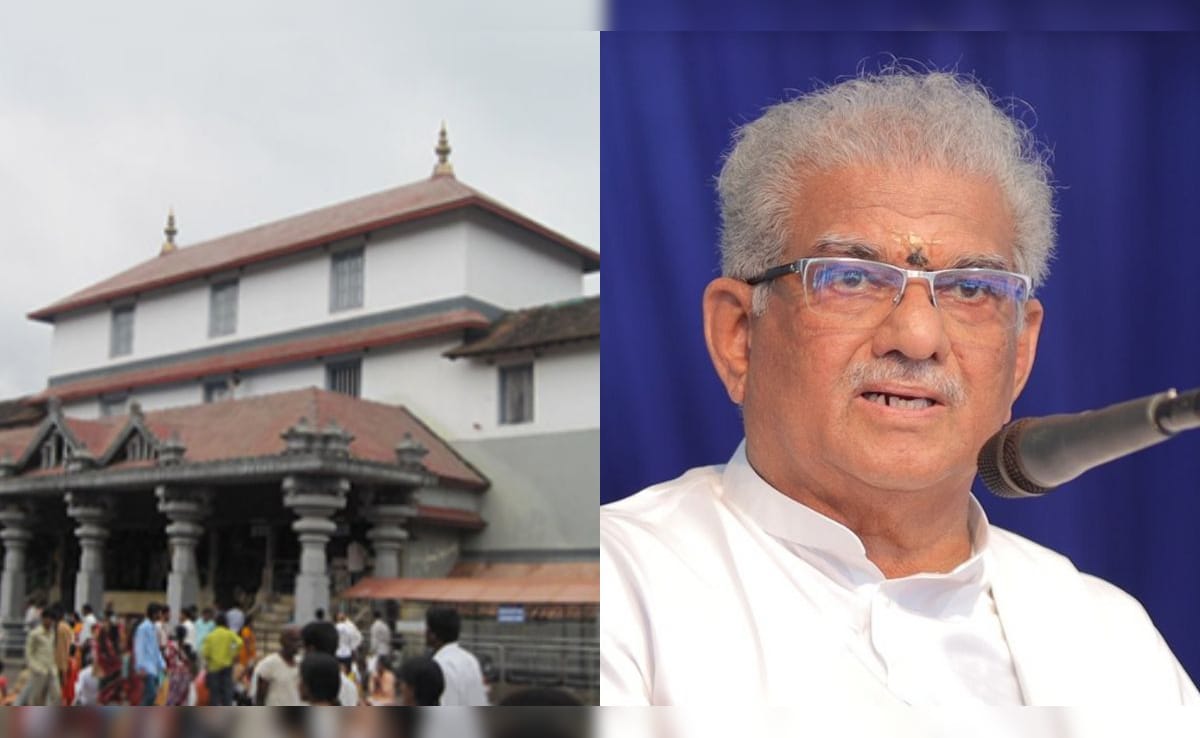 The Manjunathswamy temple and its current head, Veerendra Heggade