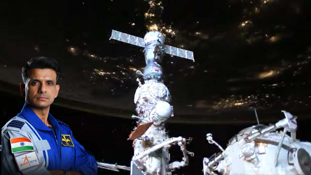 Video : Group Captain Shubhanshu Shukla Shares Video Of India From Space
