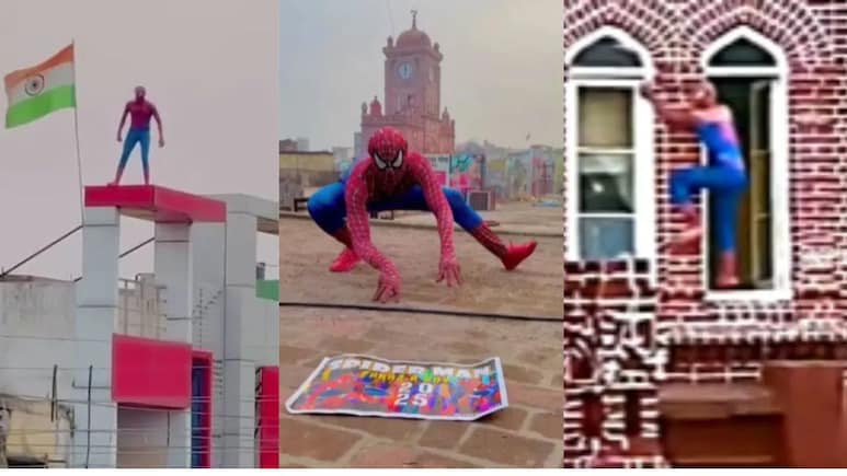 मेरठ: कभी "स्पाइडर मैन" को थाने में बैठा देखा है, नहीं? तो देख लीजिए
