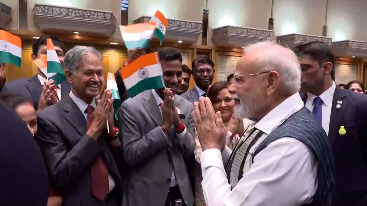 PM Modi Greets And Interacts With Members Of Indian Diaspora In Japan