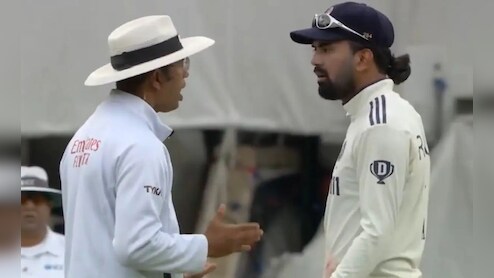 IND Vs ENG: ओव्हल टेस्टमध्ये राडा! के एल राहुल थेट पंचांना नडला; पाहा VIDEO