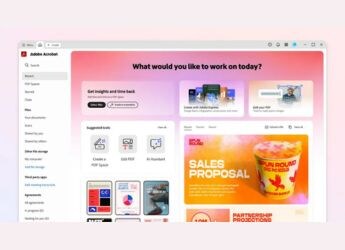 Adobe Acrobat Studio mit PDF Spaces und Adobe Express Funktionen