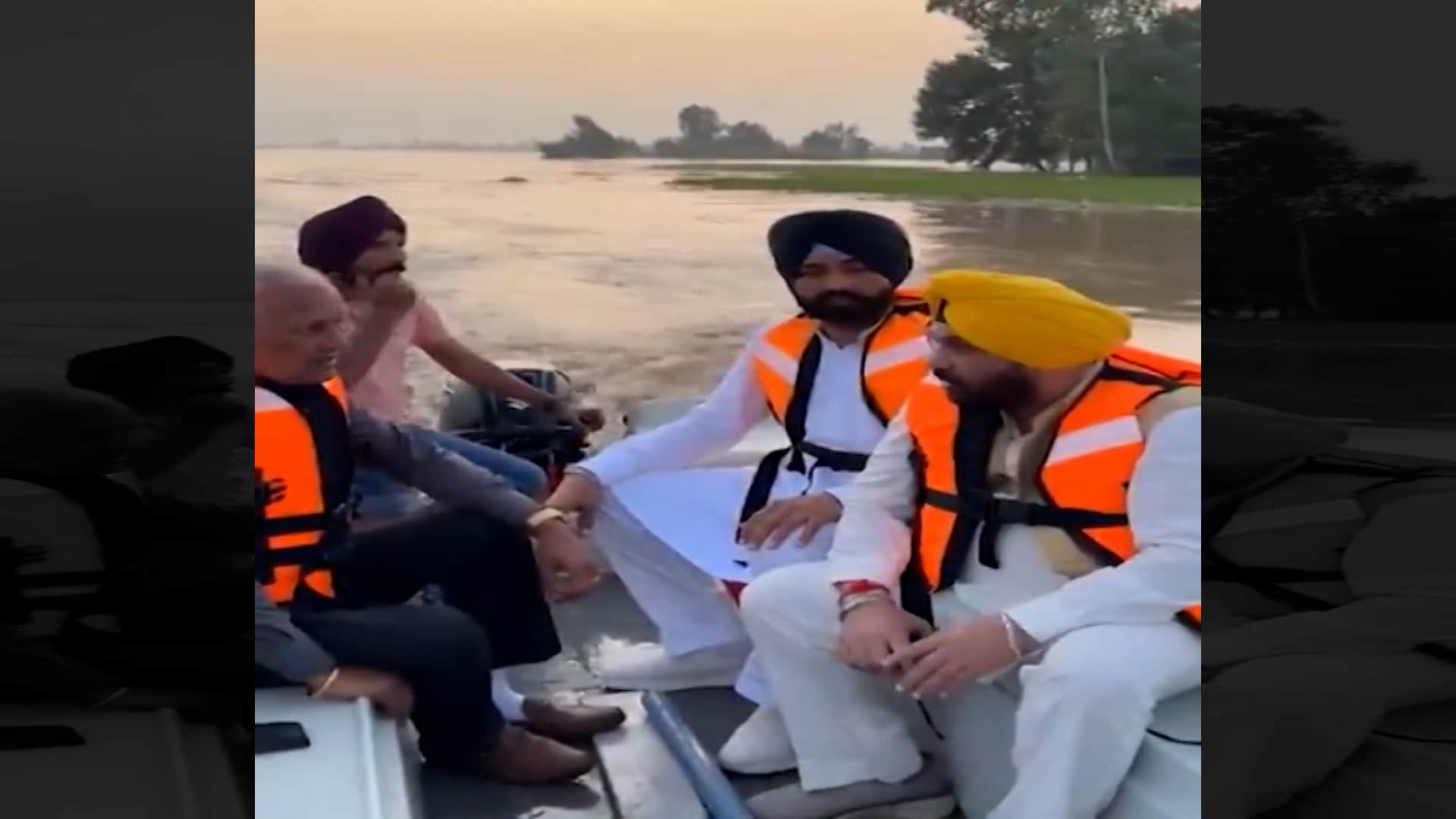 Punjab Minister Talks Sweden Cruises During Flood Inspection
